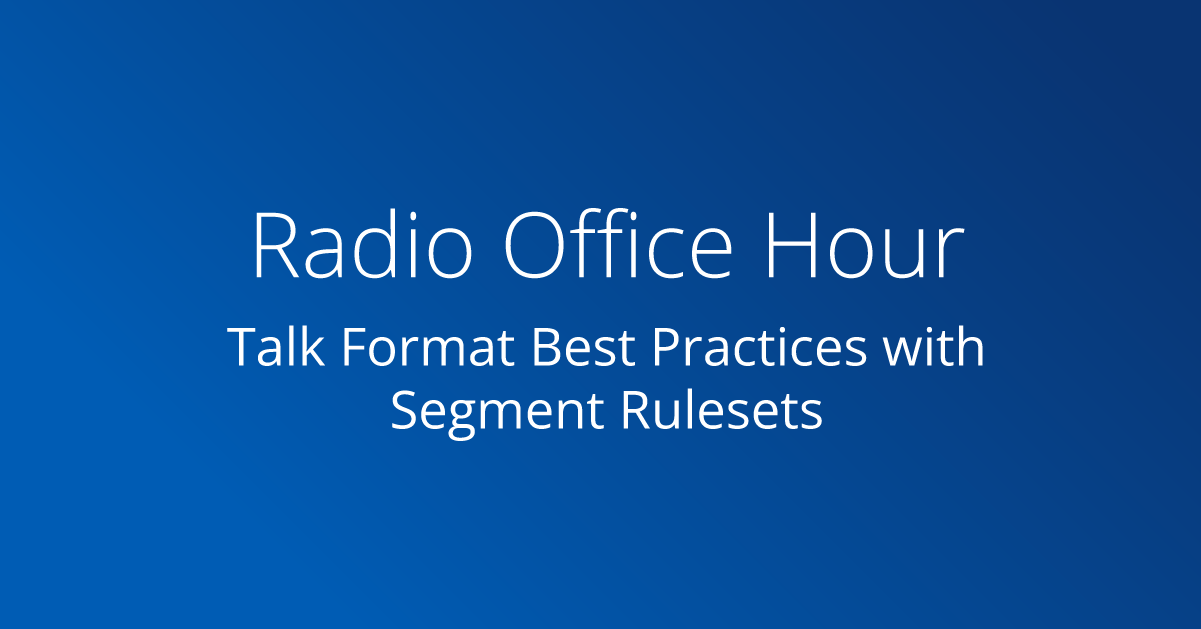 Segment Rulesets