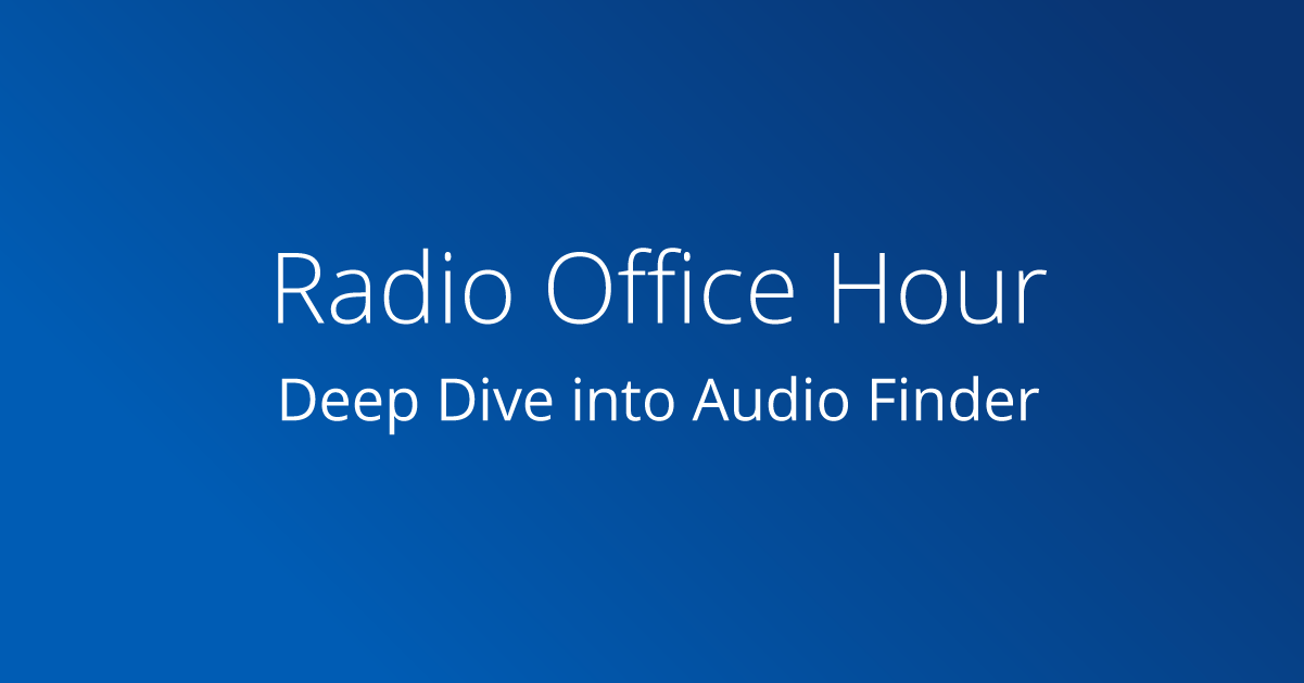 Audio Finder